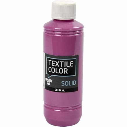 Textile Solid, täckande, fuchsia, 250ml/ 1 fl.