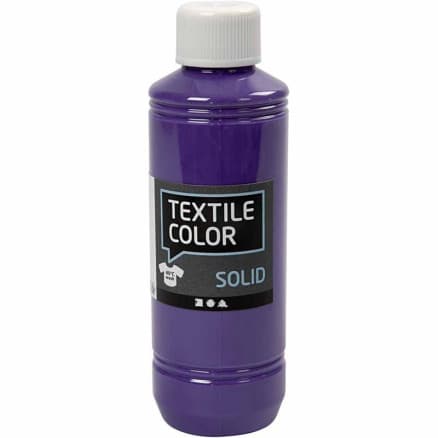 Textile Solid, täckande, Lila, 250ml/ 1 flaska.