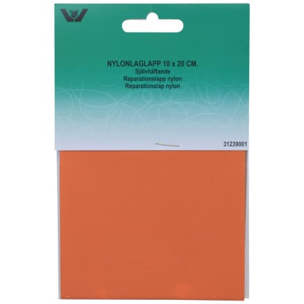 Reparationslapp Självhäftande Nylon Orange 10x20 cm - 1 st.