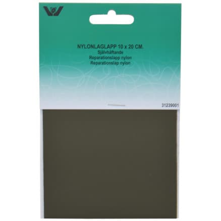 Reparationslapp Självhäftande Nylon Khaki 10x20 cm - 1 st.