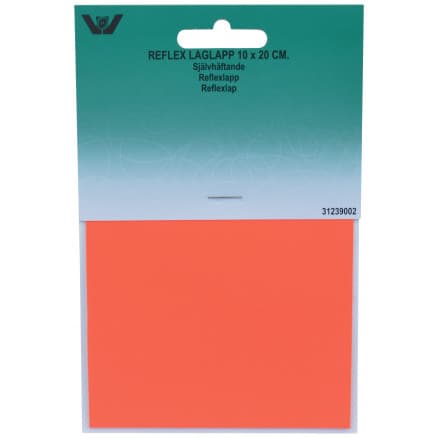 Reparationslapp Självhäftande Reflex Orange 10x20 cm - 1 st.
