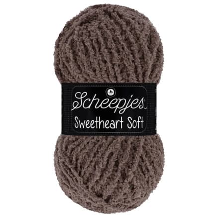 Scheepjes Sweetheart Soft Garn Unicolor 27 Brun