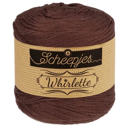 Scheepjes Whirlette Garn Unicolor 891 Kastanj
