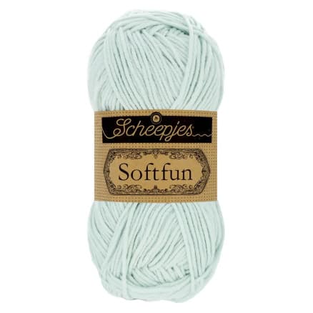 Scheepjes Softfun Garn Unicolor 2646 Gletsjer Mist