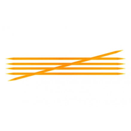KnitPro Trendz Strumpstickor Akryl 20cm 4,00mm / 7.9in US6 Orange