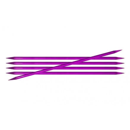 KnitPro Trendz Strumpstickor Akryl 20cm 5,00mm / 7.9in US8 Violett