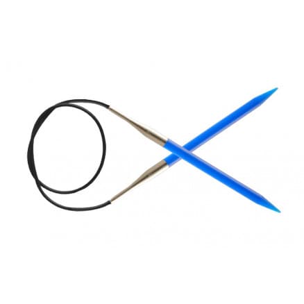 KnitPro Trendz Rundstickor Akryl 80cm 7,00mm / 31.5in US10Â¾ Blue