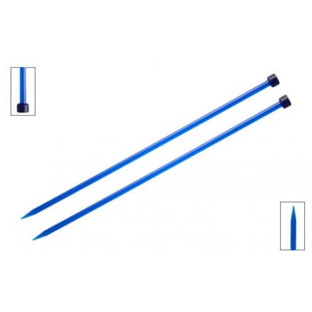 KnitPro Trendz Stickor / Jumperstickor Akryl 25cm 6,50mm / 9.8in US10Â½ Blue