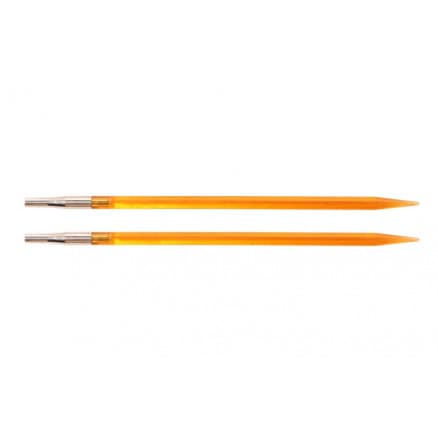 KnitPro Trendz Ändstickor Akryl 13cm 4.00mm US6 Orange