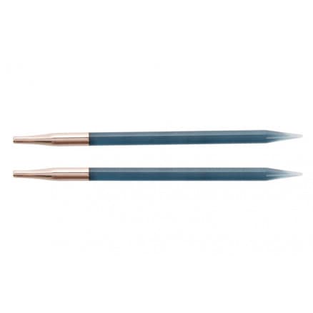 KnitPro Trendz Ändstickor Akryl 13 cm 5,50 mm US9 Turkos