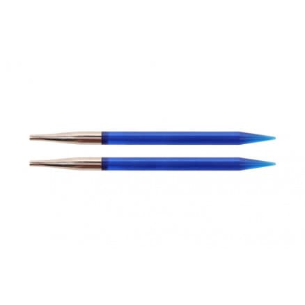 KnitPro Trendz Ändstickor Akryl 13cm 6,50mm US10Â½ Blå