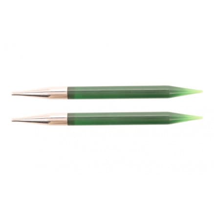 KnitPro Trendz Ändstickor Akryl 13cm 9.00mm US13 Grön