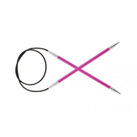 KnitPro Zing Aluminium Rundstickor 100cm 10,00mm / 39.4in US15 Ruby