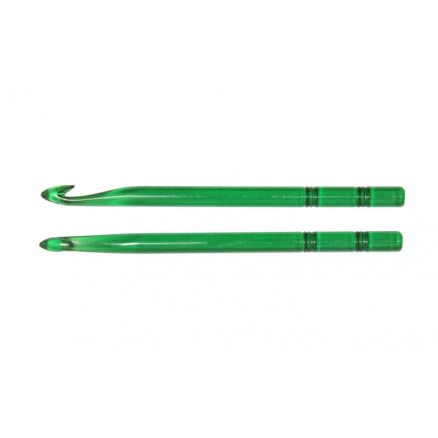 KnitPro Trendz Virknål Akryl 13cm 9.00mm Grön