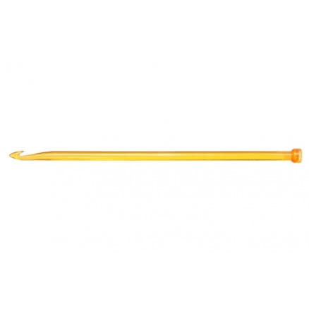 KnitPro Trendz Enkel virknål Akryl 30cm 10.00mm Orange till Tunisisk Virkning / Krokning