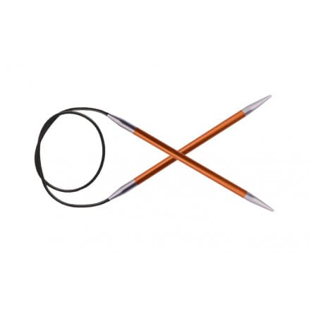 KnitPro Zing Aluminium Rundstickor 150cm 2,75mm / 59in US2 Carnelian
