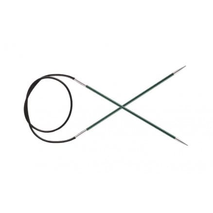 KnitPro Zing Aluminium Rundstickor 150cm 3,00mm / 59in US2Â½ Jade