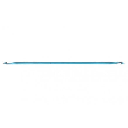 KnitPro Trendz Dubbel Virknål Akryl 30cm 5,50mm Turkos till Tunisisk Virkning / Krokning