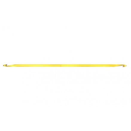 KnitPro Trendz Dubbel Virknål Akryl 30cm 6,00mm Yellow till Tunisisk Virkning/krokning