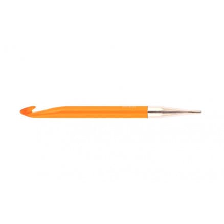 KnitPro Trendz Utbytbara Virknålar Akryl 10,00 mm Orange till Tunisisk Virkning / Krokning