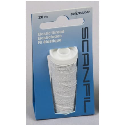 Scanfil Elastisk tr�d Vit 20 m