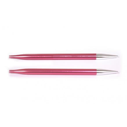 KnitPro Zing Ändstickor Aluminium 13cm 6,50mm / US10Â½ Coral