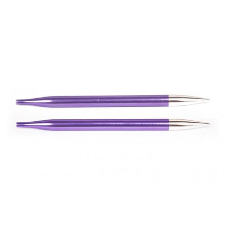KnitPro Zing Ändstickor Aluminium 10cm 3,75mm / US5 Amethyst