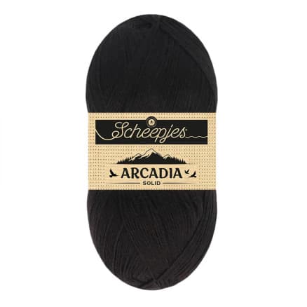 Scheepjes Arcadia Solid Garn 816 Midnatt