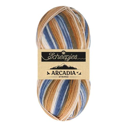 Scheepjes Garn Arcadia Randigt 910 Timber