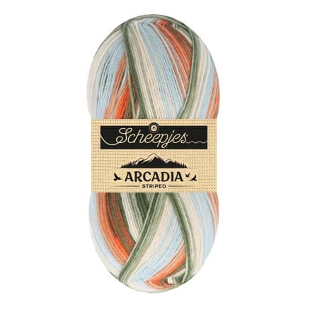 Scheepjes Garn Arcadia Randigt 913 Hytte