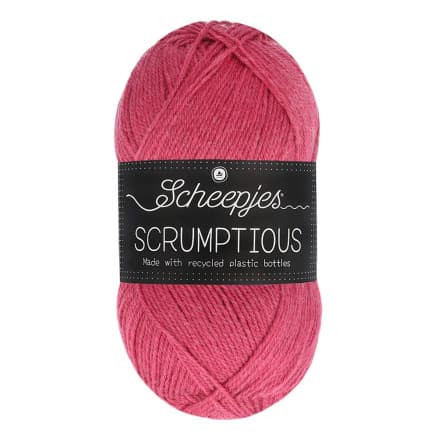 Scheepjes Scrumptious Garn 382 Röd Fruktsylt
