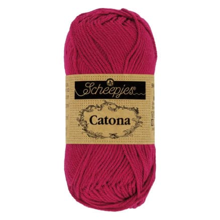 Scheepjes Catona Garn 192 Scharlakansröd - 25g