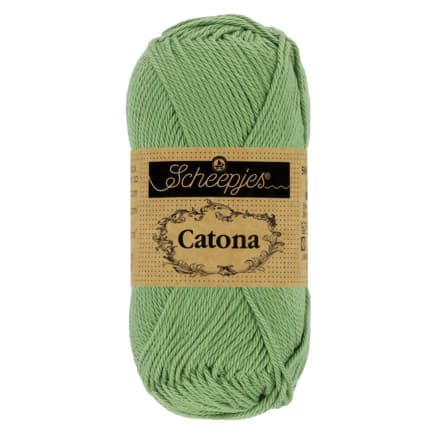 Scheepjes Catona Garn 212 Salvia Grön - 25g