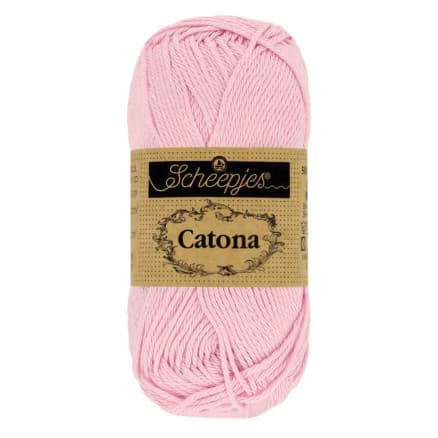 Scheepjes Catona Garn 246 Iskold Rosa - 25g