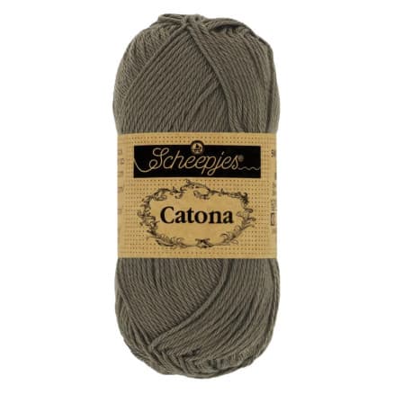 Scheepjes Catona Garn 387 Mörk Oliv - 25g