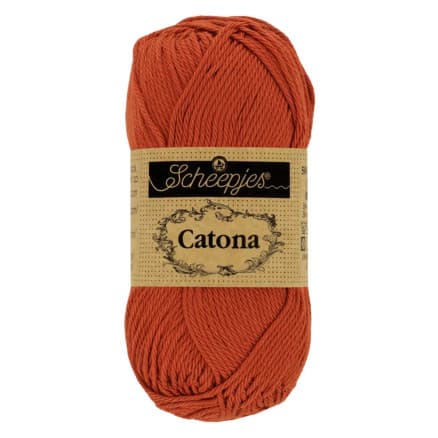 Scheepjes Catona Garn 388 Rost - 25g