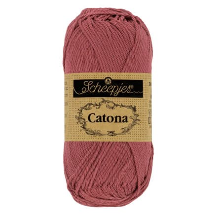 Scheepjes Catona Garn 396 Rose Vin - 25g
