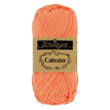 Scheepjes Catona Garn 410 Rig Coral - 25g