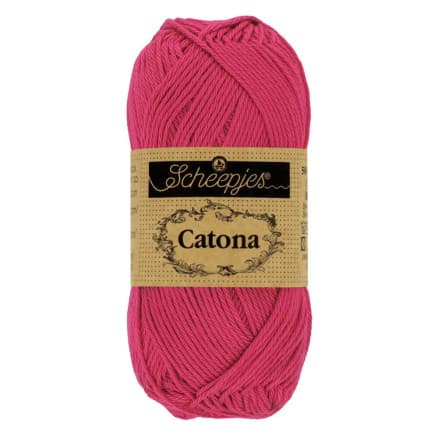 Scheepjes Catona Garn 413 Körsbär - 25g