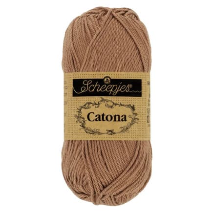 Scheepjes Catona Garn 503 Hasselnöt - 25g