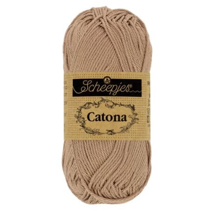 Scheepjes Catona Garn 506 Karamell - 25g