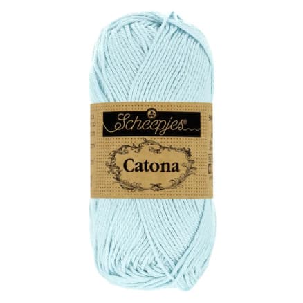 Scheepjes Catona Garn 509 Baby Blå - 25g