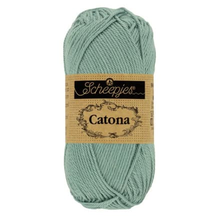 Scheepjes Catona Garn 528 Silver Blå - 25g