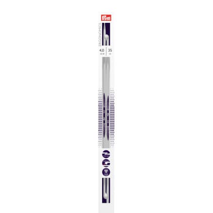 Prym Ergonomics Stickor / Jumperstickor Plast 35cm 4,00mm / 13.8in US6