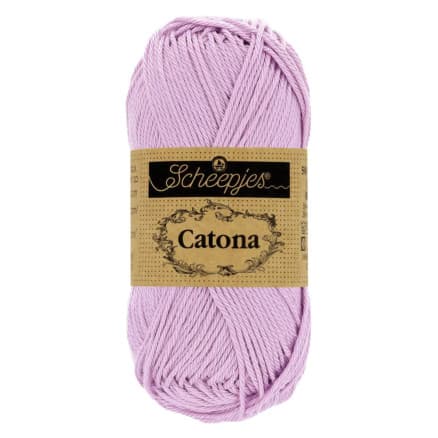 Scheepjes Catona Garn 226 Ljus Orkidé - 10g