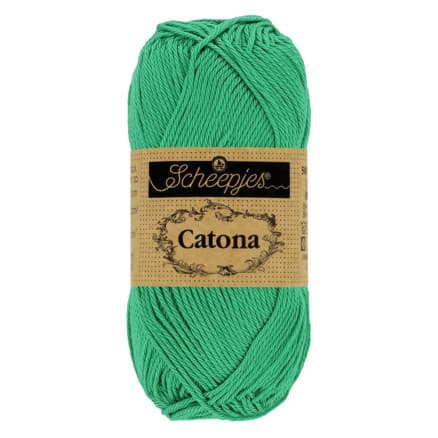 Scheepjes Catona Garn 241 Papegoja Grön - 10g