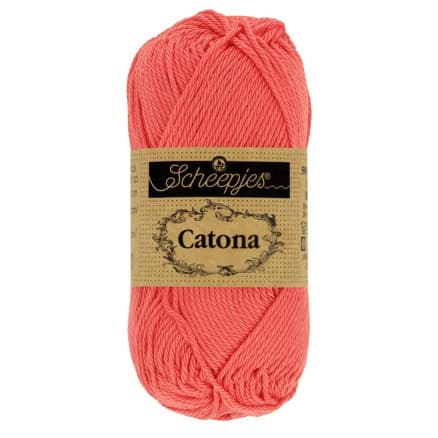 Scheepjes Catona Garn 252 Vattenmelon - 10g