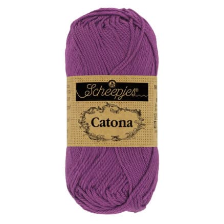 Scheepjes Catona Garn 282 Ultraviolett - 10g