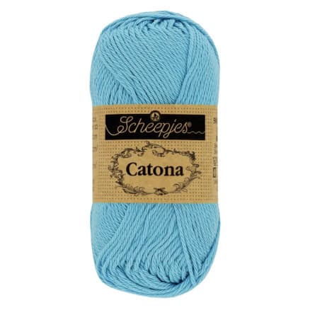 Scheepjes Catona Garn 510 Himmelsblå - 10g