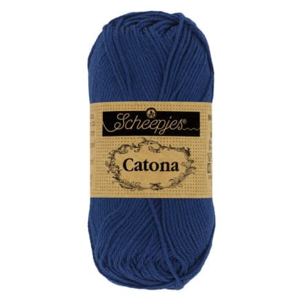 Scheepjes Catona Garn 527 Midnatt - 10g